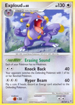 Carte Pokémon: Exploud