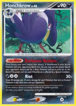 Carte Pokémon: Honchkrow