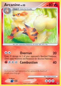 Carte Pokémon: Arcanine