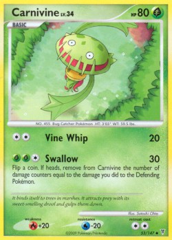 Carte Pokémon: Carnivine