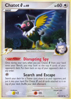 Carte Pokémon: Chatot G