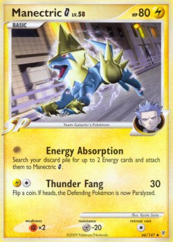 Carte Pokémon: Manectric G