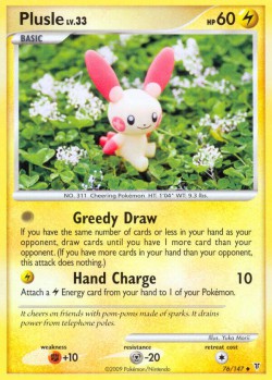 Carte Pokémon: Plusle
