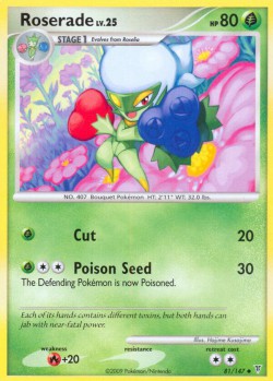 Carte Pokémon: Roserade