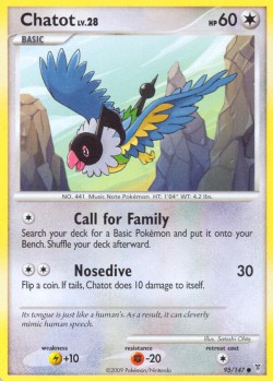 Carte Pokémon: Chatot