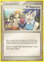 Carte Pokémon: Journaliste télé