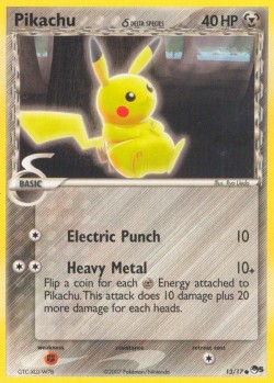 Carte Pokémon: Pikachu δ