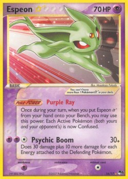 Carte Pokémon: Espeon star