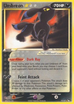 Carte Pokémon: Umbreon star