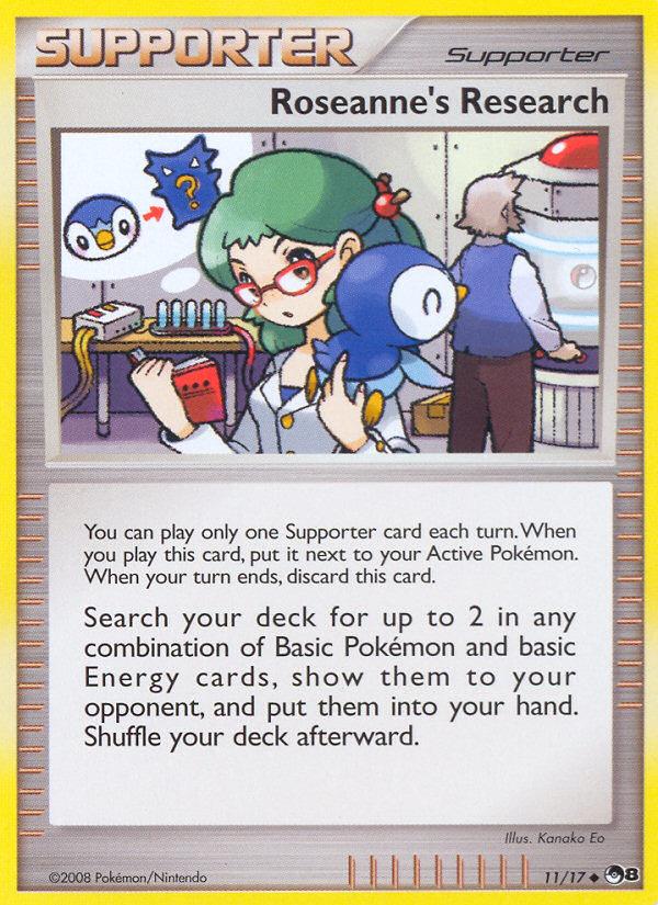 Carte Pokémon: Roseanne's Research [La recherche de Rose]