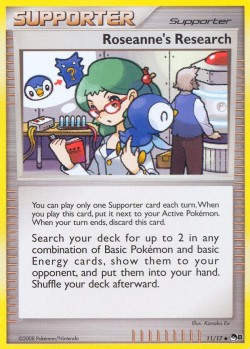 Carte Pokémon: Roseanne's Research