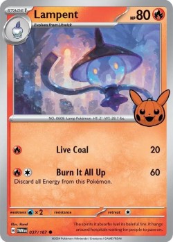 Carte Pokémon: Lampent