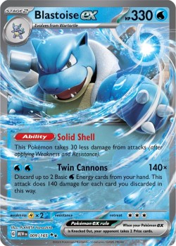 Carte Pokémon: Blastoise ex