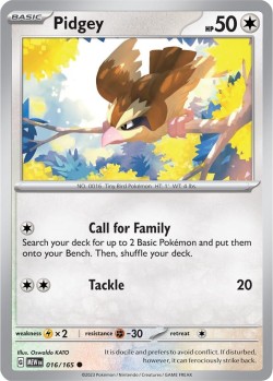 Carte Pokémon: Pidgey