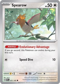 Carte Pokémon: Spearow