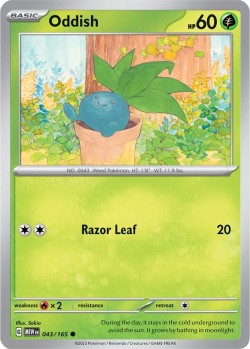 Carte Pokémon: Oddish