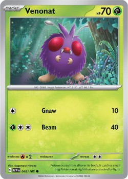 Carte Pokémon: Venonat