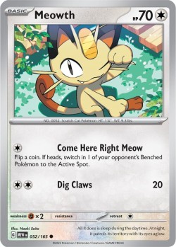 Carte Pokémon: Meowth