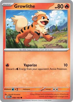 Carte Pokémon: Growlithe
