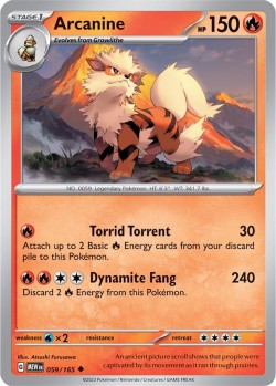 Carte Pokémon: Arcanine