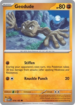 Carte Pokémon: Geodude
