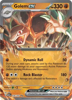 Carte Pokémon: Golem ex