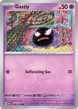 Carte Pokémon: Gastly