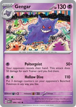 Carte Pokémon: Gengar