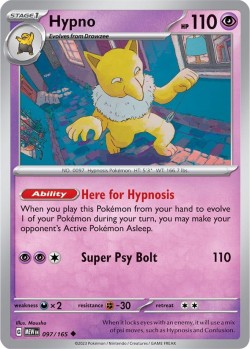 Carte Pokémon: Hypno
