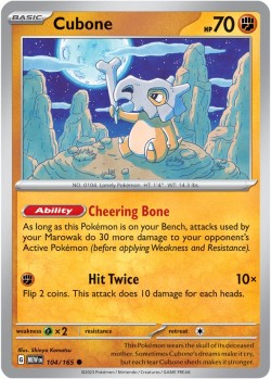 Carte Pokémon: Cubone