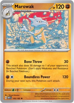 Carte Pokémon: Marowak