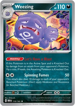 Carte Pokémon: Weezing