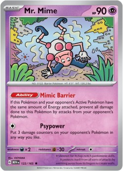 Carte Pokémon: Mr. Mime