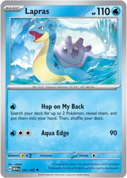 Carte Pokémon: Lapras