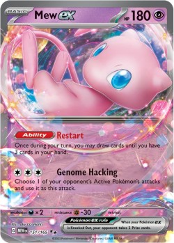 Carte Pokémon: Mew ex