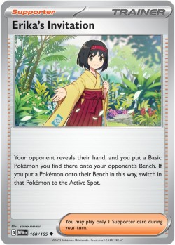Carte Pokémon: Erika's Invitation