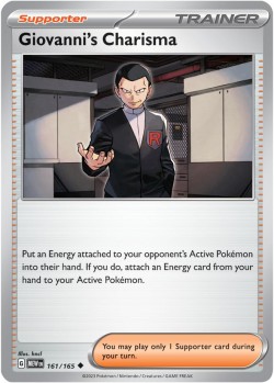 Carte Pokémon: Giovanni's Charisma