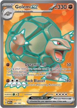 Carte Pokémon: Golem ex