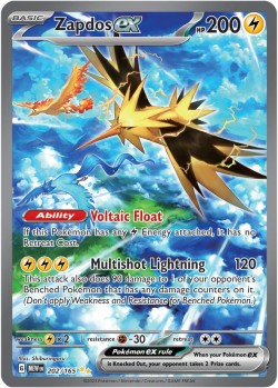 Carte Pokémon: Zapdos ex