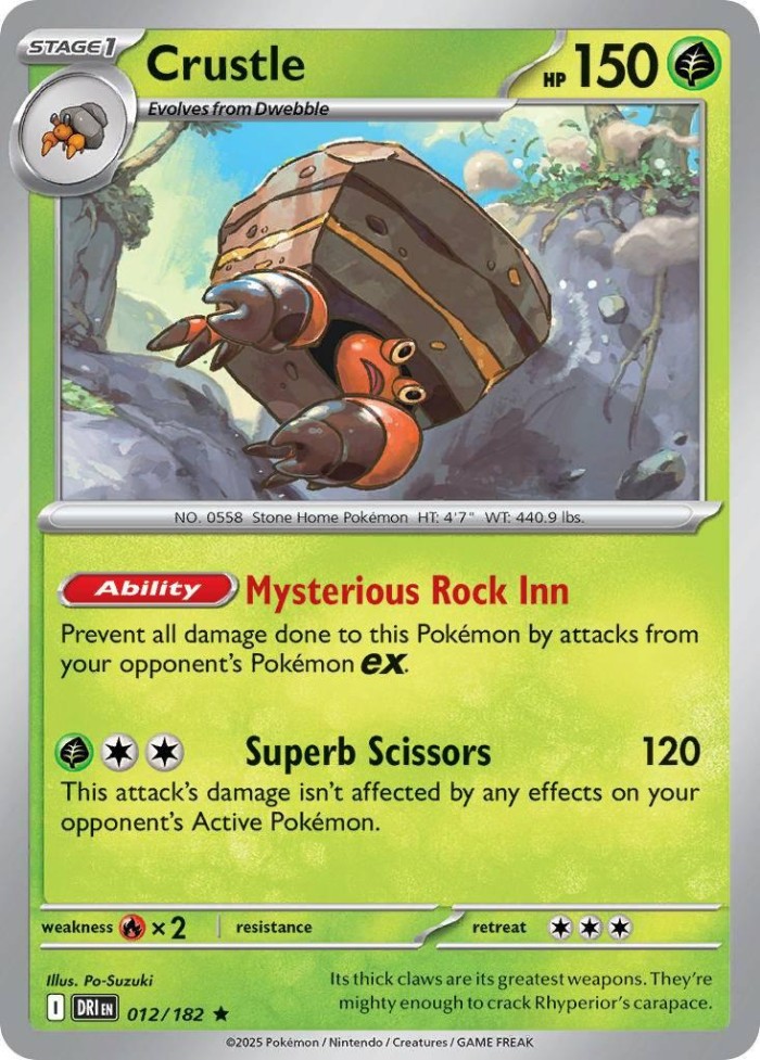 Carte Pokémon: Crustle [Crabaraque]