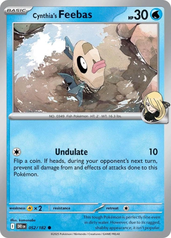 Carte Pokémon: Cynthia's Feebas [Barpau de Cynthia]