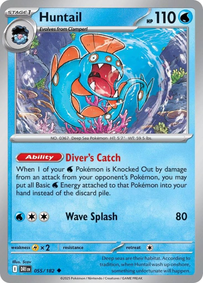 Carte Pokémon: Huntail [Serpang]