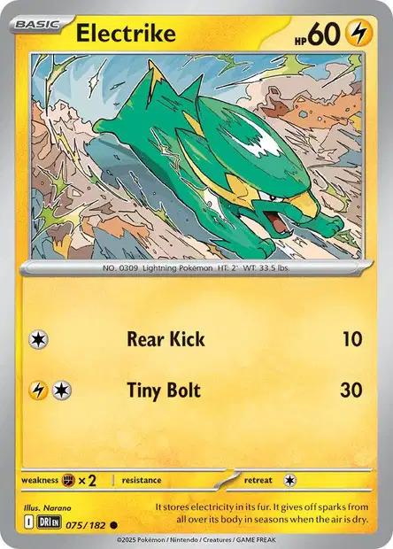 Carte Pokémon: Electrike [Dynavolt]