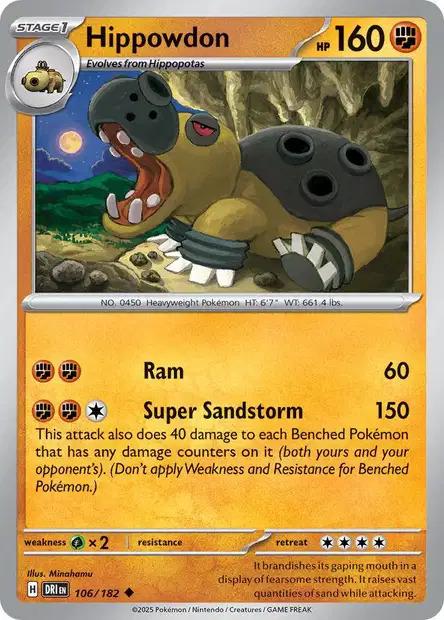 Carte Pokémon: Hippowdon [Hippodocus]