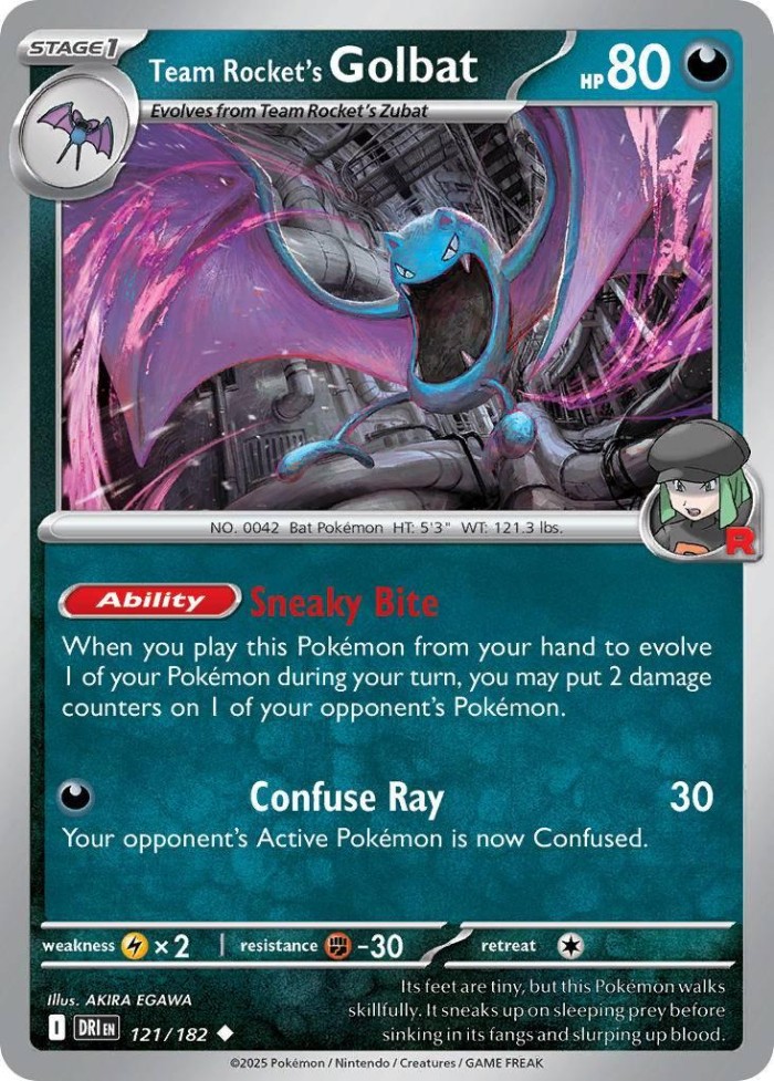 Carte Pokémon: Team Rocket's Golbat [Nosferalto de la Team Rocket]