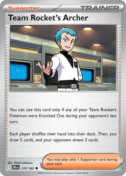 Carte Pokémon: Team Rocket's Archer [Amos de la Team Rocket]
