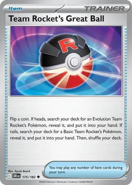 Carte Pokémon: Team Rocket's Great Ball [Super Ball de la Team Rocket]