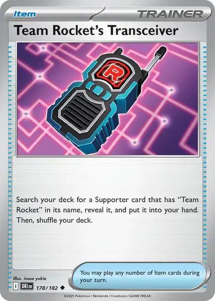Carte Pokémon: Team Rocket's Transceiver [Émetteur-Récepteur de la Team Rocket]