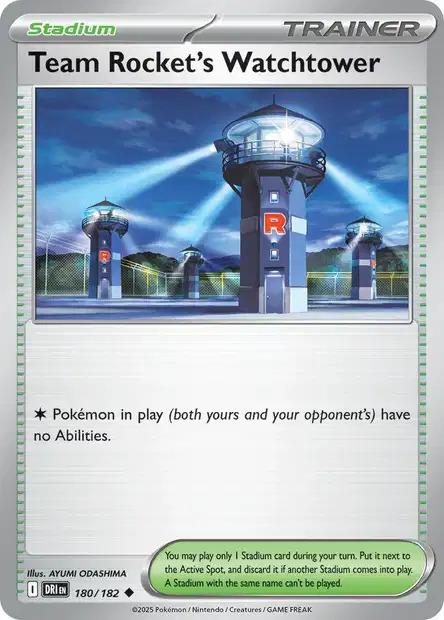 Carte Pokémon: Team Rocket's Watchtower [Tour d'Observation de la Team Rocket]