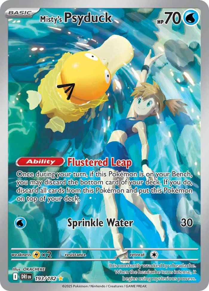 Carte Pokémon: Misty's Psyduck [Psykokwak d'Ondine]